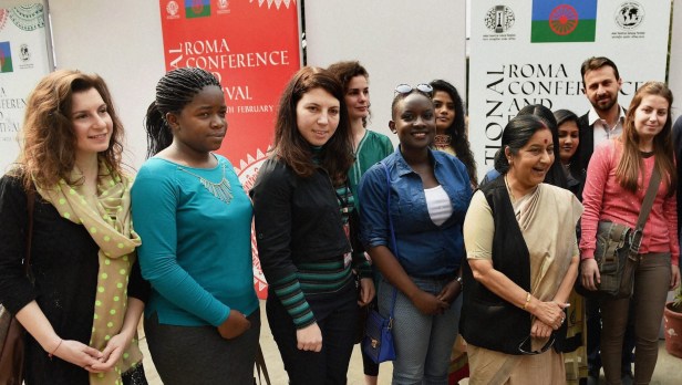 roma and sushma swaraj